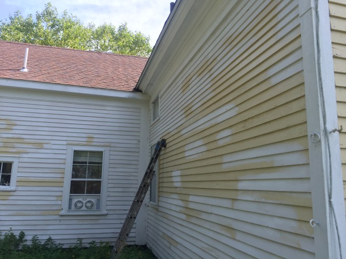 Painting a couple of sides of the house a year.